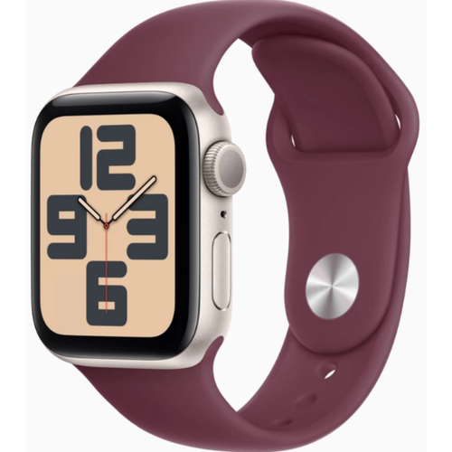 Apple Watch SE 2023 40 мм алюминий цвета сияющая звезда Mulberry Sport Band ML 3080000₽