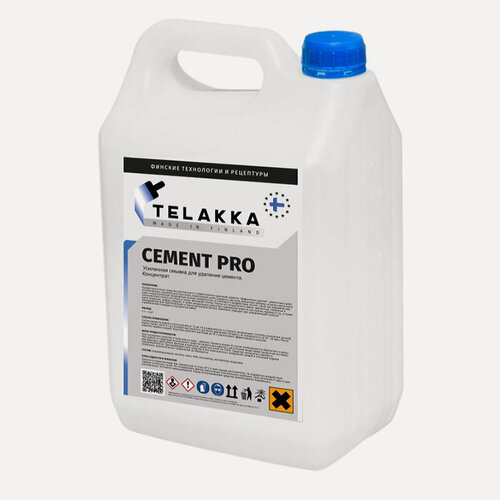 Изображение товара Средство очиститель цемента, цементной затирки с плитки швов, с керамогранита, известкового налета TELAKKA CEMENTPRO 5л