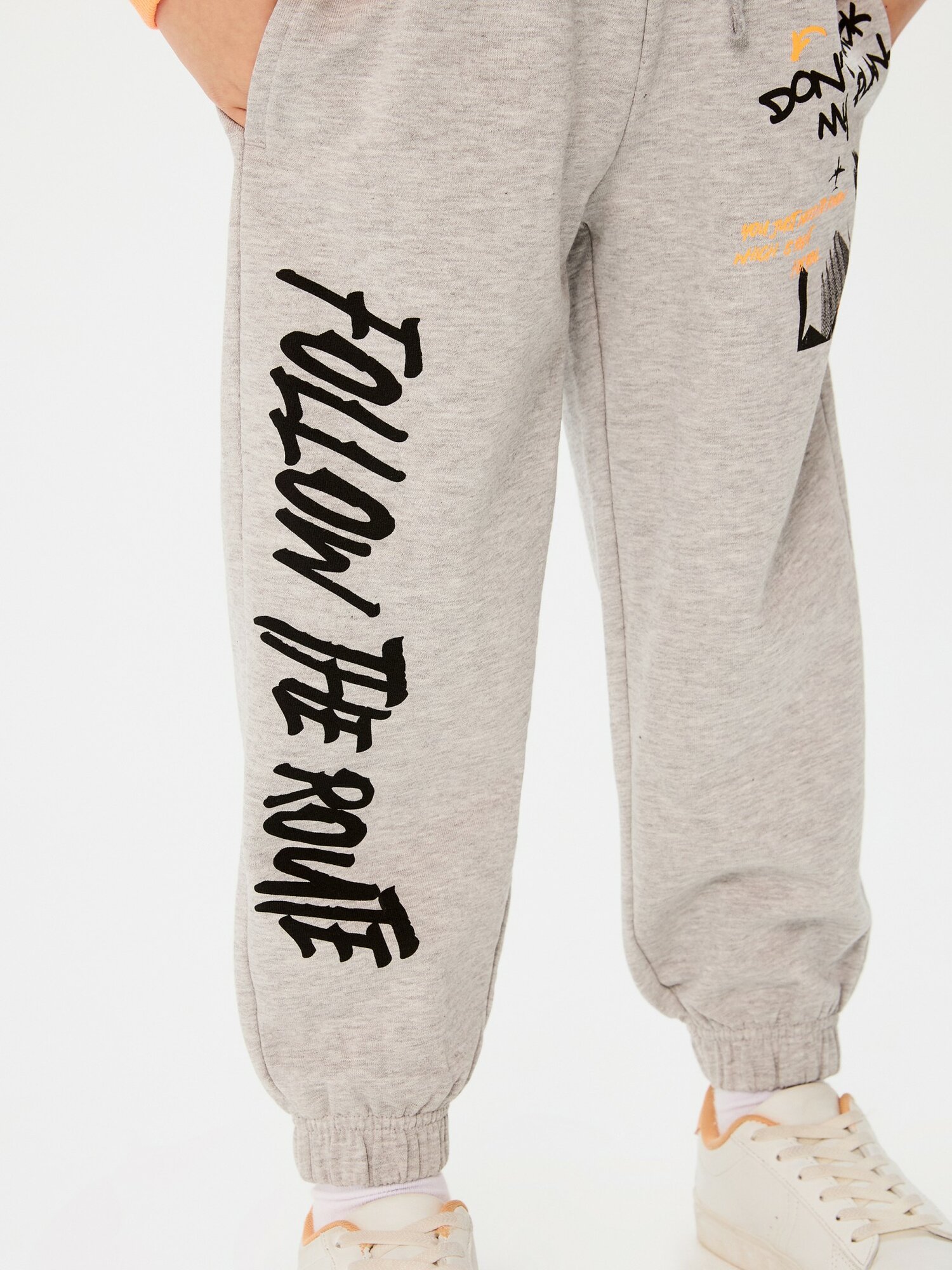 Брюки Acoola, размер 164, серый меланж — фото 1