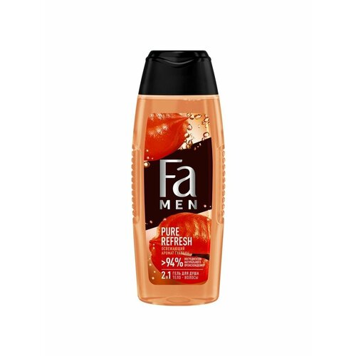 Men Гель для душа Pure Refresh Гуарана 250мл гель для душа fa men 2в1 red cedarwood 250мл