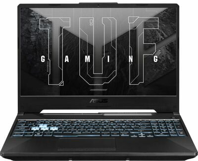 Ноутбук игровой ASUS TUF Gaming A15 FA506NF-HN042 90NR0JE7-M004R0, 15.6", IPS, AMD Ryzen 5 7535HS 3.3ГГц, 6-ядерный, 8ГБ DDR5, 512ГБ SSD, NVIDIA GeForce RTX 2050 - 4 ГБ, без операционной системы, че