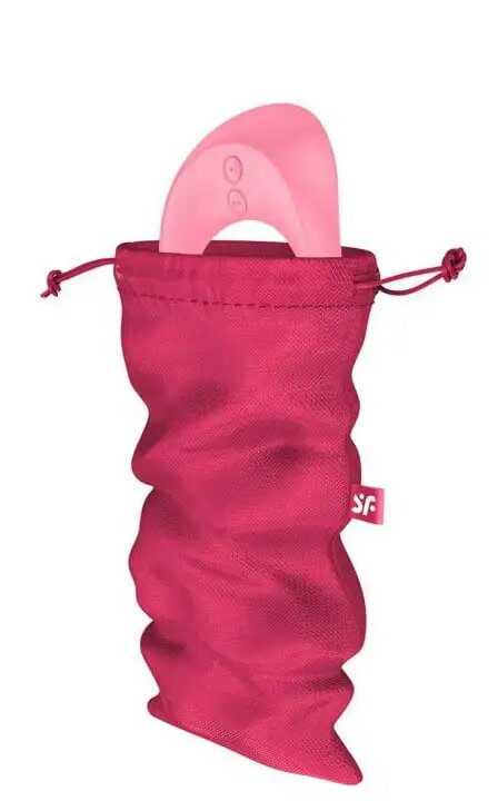 Мешочек Satisfyer Treasure Bag для хранения секс-игрушек M, розовый