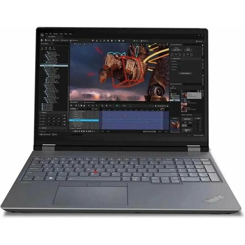 Ноутбук Lenovo ThinkPad P16 G2 21FBA06GCD 16 IPS Intel Core i7 13700HX 21ГГц 16-ядерный 16ГБ DDR5 1ТБ SSD NVIDIA RTX A1000 - 6 ГБ Windows 11 Professional черный 36736800₽
