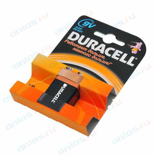 Батарейка Крона 6LR61 Duracell DURACELL 14883 | цена за 1 шт