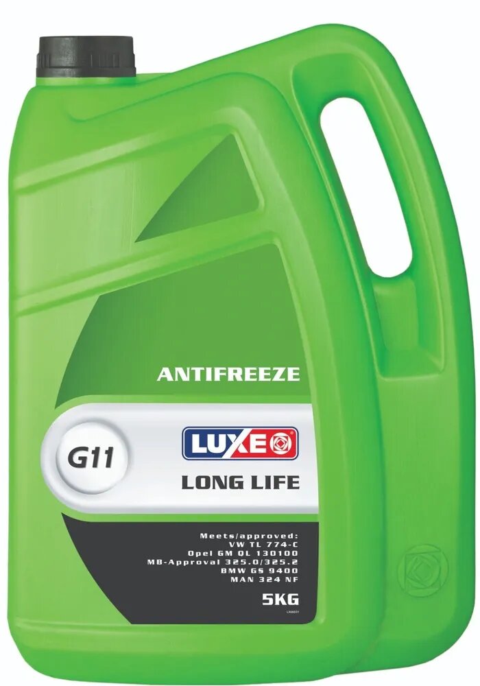 Антифриз, Luxe, 666, Long Life, зеленый, G11, 5 л.