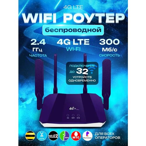 zbt we2802d встраиваемый wifi роутер с lte модулем quectel ep06 e пигтейлами sma rp sma lan wan rs232 антеннами 4g wifi и блоком питания Wi-Fi роутер точка доступа 4G LTE / 300Mbps / CPE-903-3 Беспроводной