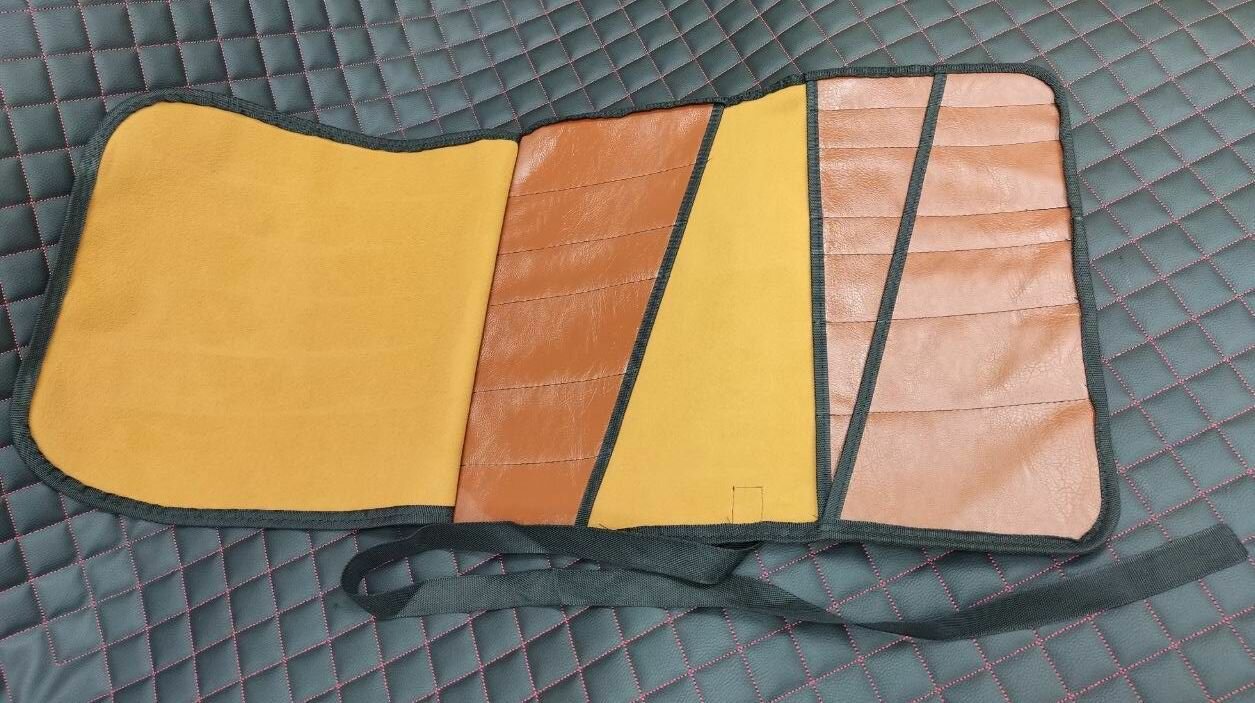 фото Сумка скрутка для инструмента 20 карманов, Экокожа