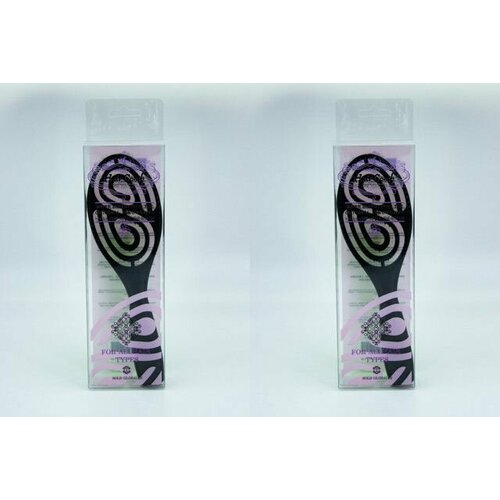 Hair Comb Расческа для волос, Массажная, Универсальная, Черная, 2 шт