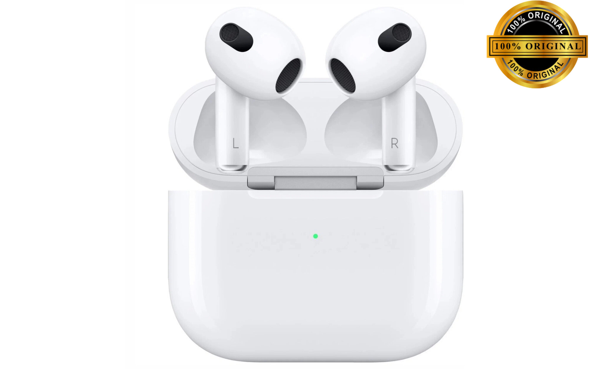 Беспроводные наушники Apple Airpods 3, белые, с зарядным футляром MagSafe