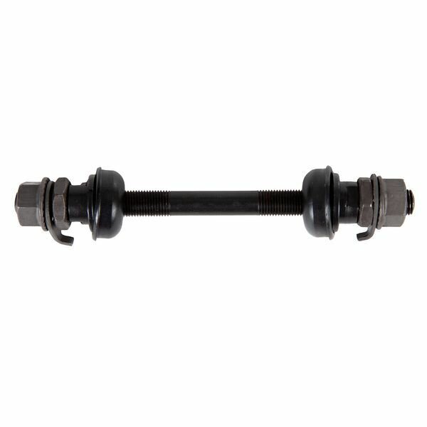 Ось с подшипниками для втулок SF A03F 28H; O.L.D. 100MM; AXLE S45C 3/8"; на болтах