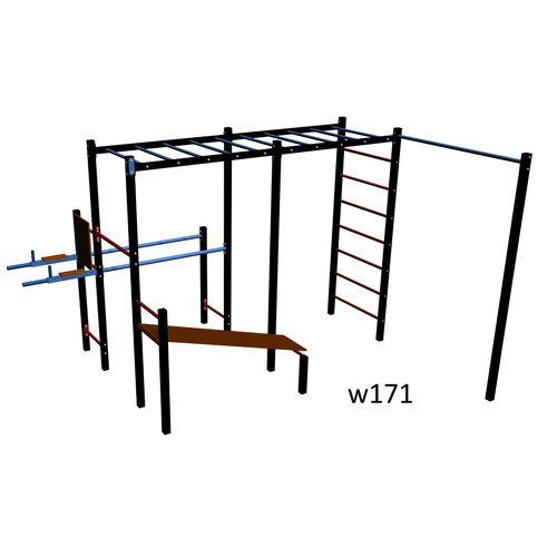 Спортивная площадка Workout W171