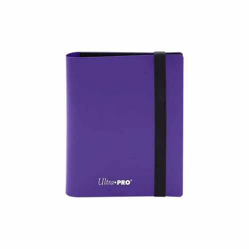 Альбом портфолио Ultra Pro Eclipse 2-Pocket PRO-Binder 20 листов 2х1 Royal Purple для карт MTG, Pokemon