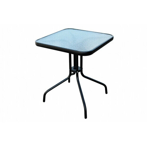 Стол Garden Story квадратный арт SC-075 60х60см каркас черный столешница стекло 3615₽