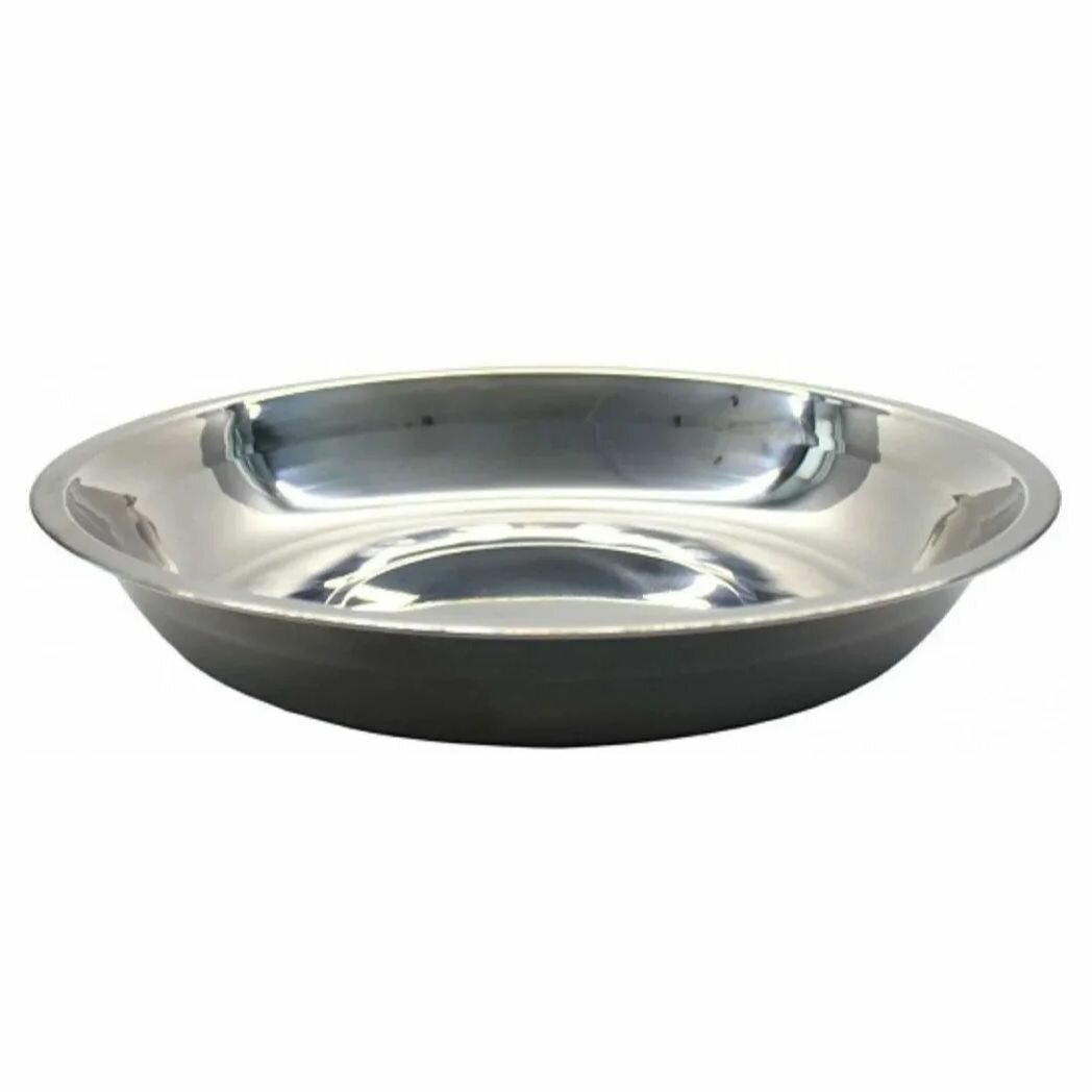 Тарелка диаметр 24 см, нерж. сталь. 550