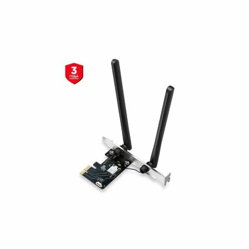 Сетевая карта Mercusys Wi-Fi 6E Bluetooth PCI Адаптер/ AXE5400 Tri-Band Wi-Fi 6E Bluetooth PCI Express Adapter адаптер baseus bluetooth adapter black