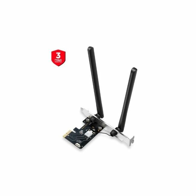 Сетевая карта Mercusys Wi-Fi 6E Bluetooth PCI Адаптер/ AXE5400 Tri-Band Wi-Fi 6E Bluetooth PCI Express Adapter