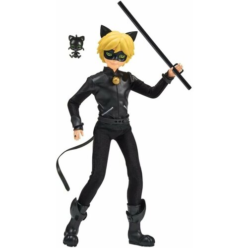 Кукла Супер Кот Cat Noir шарнирная 27 см кукла с аксессуарами пластмасса высота 27 см 1 шт