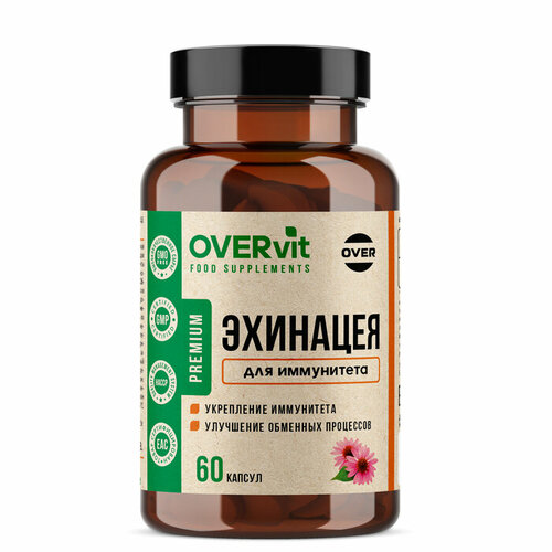 OVER Эхинацея OVERvit, 60 капсул