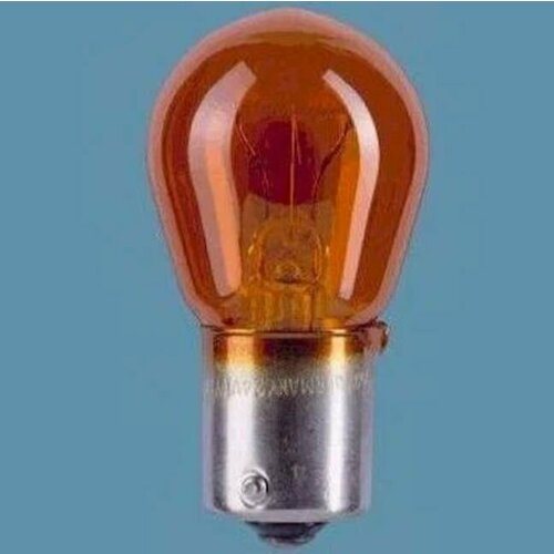 Лампа 1-конт. 12V PY21W S25 с цок. BA15s желтая (без смещения) 1шт