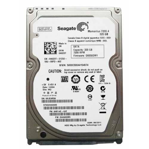 Жесткий диск Seagate 9HV14E 320Gb 7200 SATAII 2,5 HDD