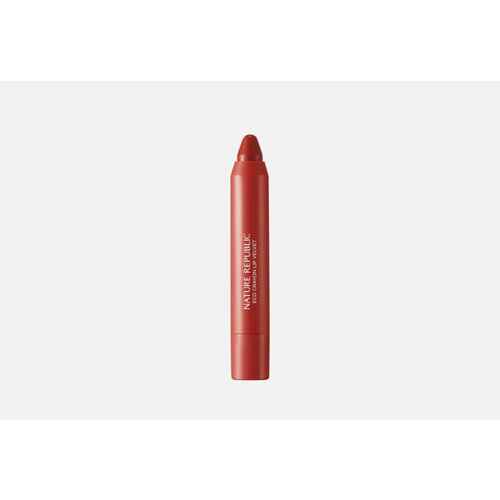 Мягкий карандаш для губ Nature Republic, By Flower Eco Crayon Lip Velvet 2.8мл pole вельветовая матовая губная помада pole elle perfect 05 classic red