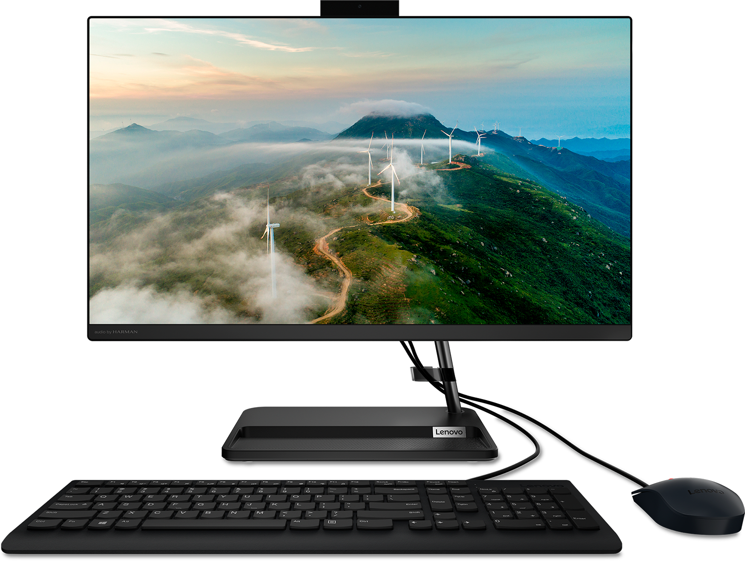 Моноблок Lenovo IdeaCentre AIO 3 Gen 7 23.8" FHD /Core i5-12450H/16GB/512GB SSD/UHD Graphics/NoOS/черный (F0GH011YRU)