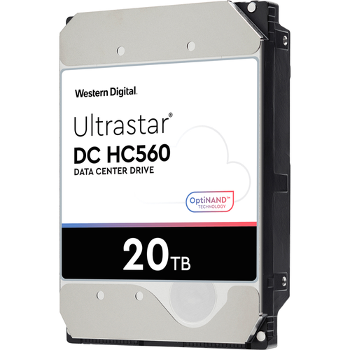 Жесткий диск/ HDD WD SATA 20Tb Ultrastar DC HC560 0F38785 7200 6Gb/s 512Mb 1 year warranty (replacement WUH722020AL