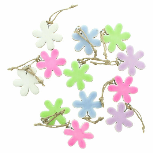 Подвесные украшения Цветы 12 штук 2578₽