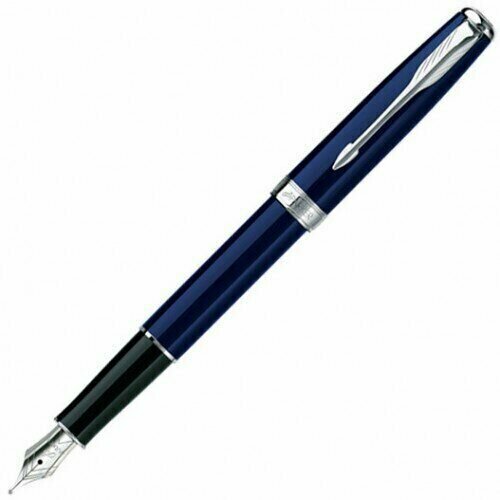 Ручка перьевая Parker Sonnet F539 GF, Lacquer Blue СT (Перо F) / Арт: S0809000