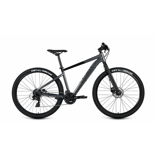 Горный велосипед Format 1432 27.5 (2023), рама L, темно-серый/черный велосипед взрослый горный format 29 1432 рама l черный матовый темно серый матовый