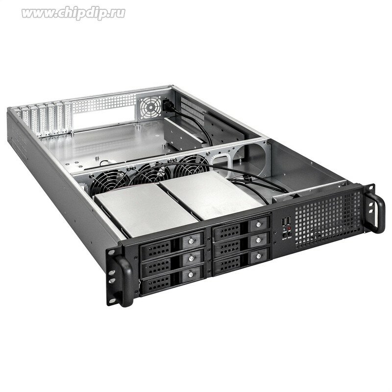 Корпус серверный 2U Exegate EX264268RUS 19", глубина 660, без БП, 6xHotSwap, USB - фото №4