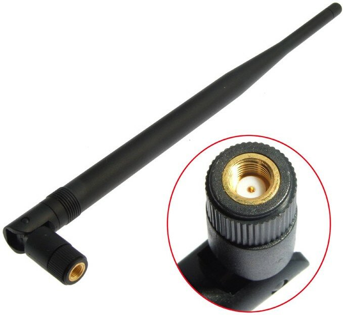 Antenna WiFi 7db SMA RP, Антенна WiFi 7 дБ, разъём SMA-RP