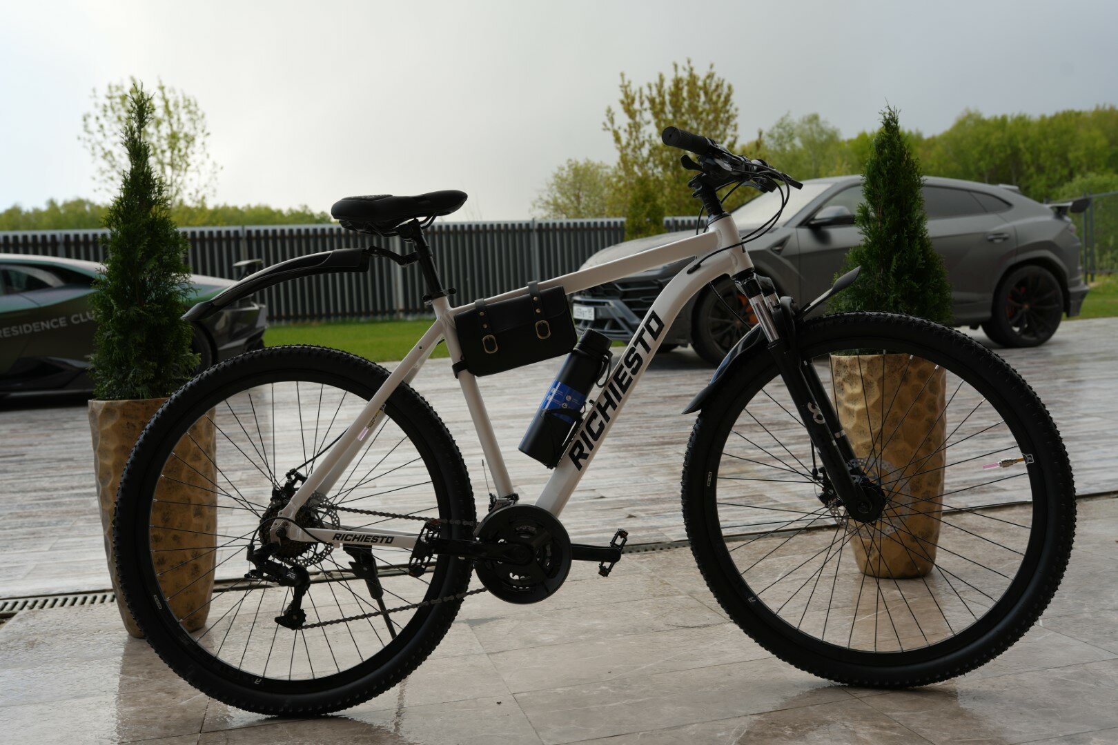 Велосипед горный RICHIESTO 29" Алюминиевая рама 21", Взрослый Спортивный Унисекс, белый матовый