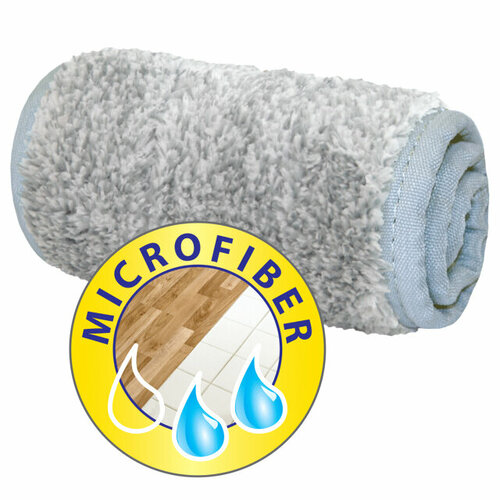 Насадка для поломоя hausmann care clean 345х12см с крючками микрофибра 1616₽