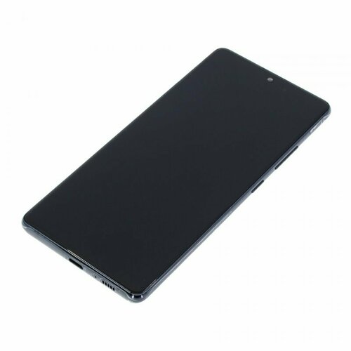 чехол накладка для samsung g770 s10 lite latex красный Дисплей для Samsung G770 Galaxy S10 Lite (в сборе с тачскрином) в рамке, черный, 100%