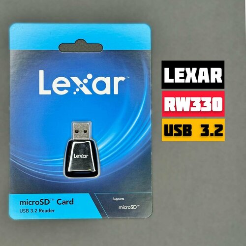 Картридер LEXAR RW330 / Картридер Micro SD USB 3.2 Gen 1 (до 170 мб/с)