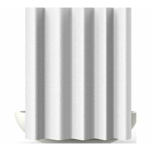 Шторка в ванную комнату Bacchetta 240x200 см, Verga, белый 6040