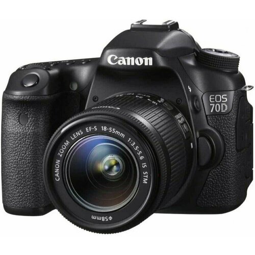 Фотоаппарат Canon 70D kit 18-55mm STM черный 7098900₽