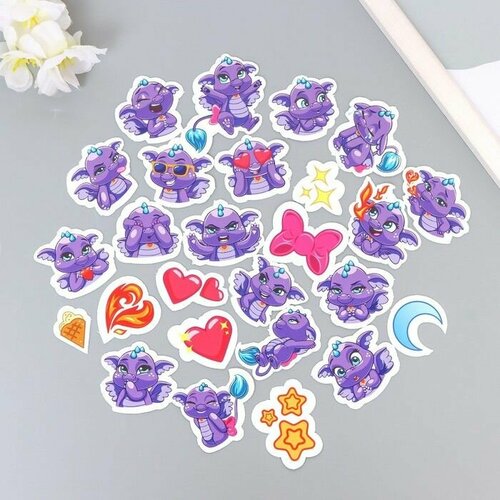 Наклейки стикеры для скрапбукинга Дракончик 9-332 482₽