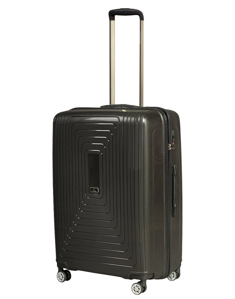 фото Дорожный чемодан на 4-х колесах Lcase Moscow. Средний M, Черный.