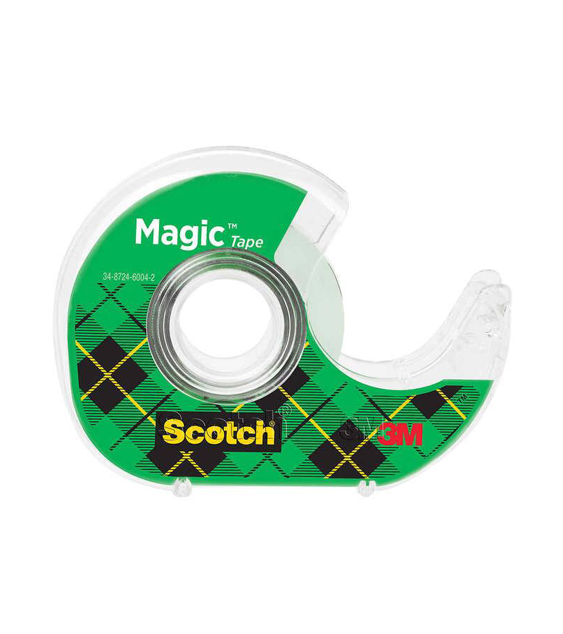 Scotch 3M Magic Tape Матовая клейкая лента 19мм (27.9 м)