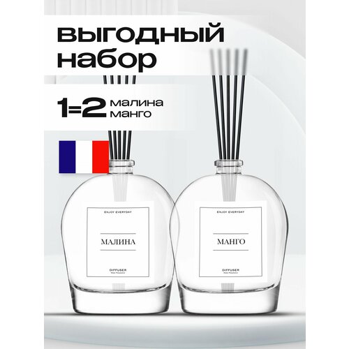 Ароматический диффузор для дома, ароматизатор для дома 2 шт 50 мл