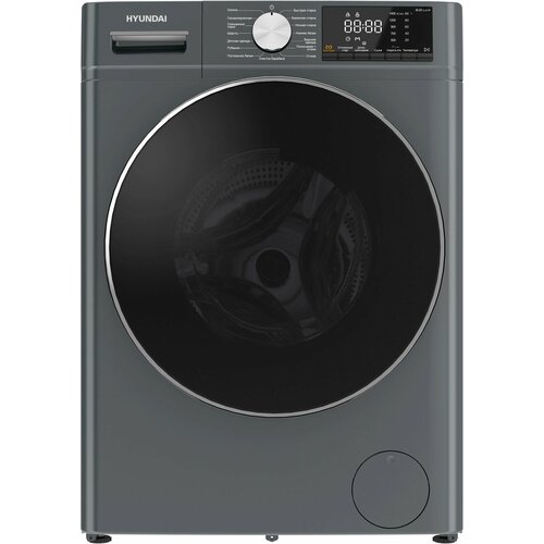 Стиральная машина Hyundai WFD8401 класс A загр фронтальная макс8кг с сушкой темно-серый 6729500₽