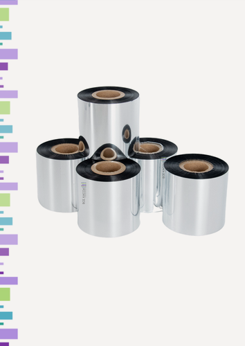 Изображение товара Термотрансферная красящая лента Риббон WAX RESIN (Ролик) 60ммх300м (Втулка 60мм, 1 дюйм), 5 шт.