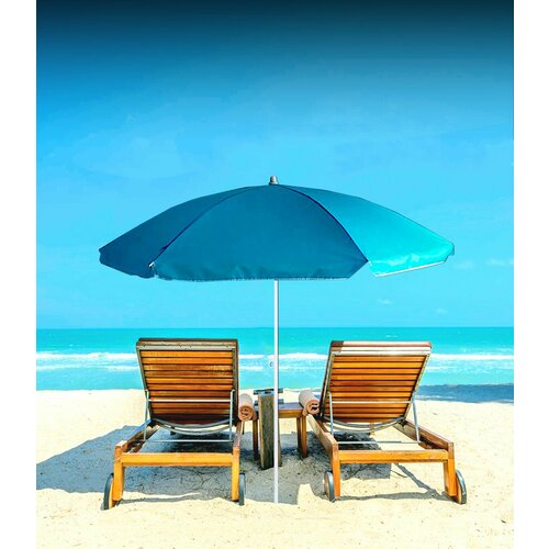 Зонт пляжный D145 см складная штанга 170 см 779₽