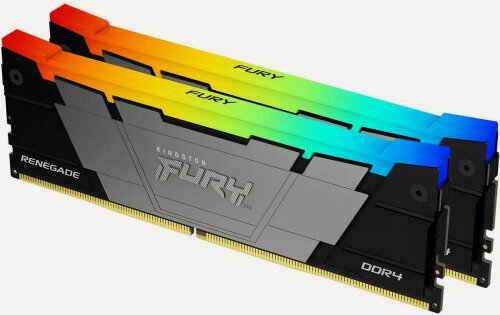 Изображение товара Оперативная память Kingston DDR4 32Gb (4x8Gb) 3600MHz pc-28800 FURY Renegade RGB XMP CL16 1.35V (KF436C16RB2AK4/32)