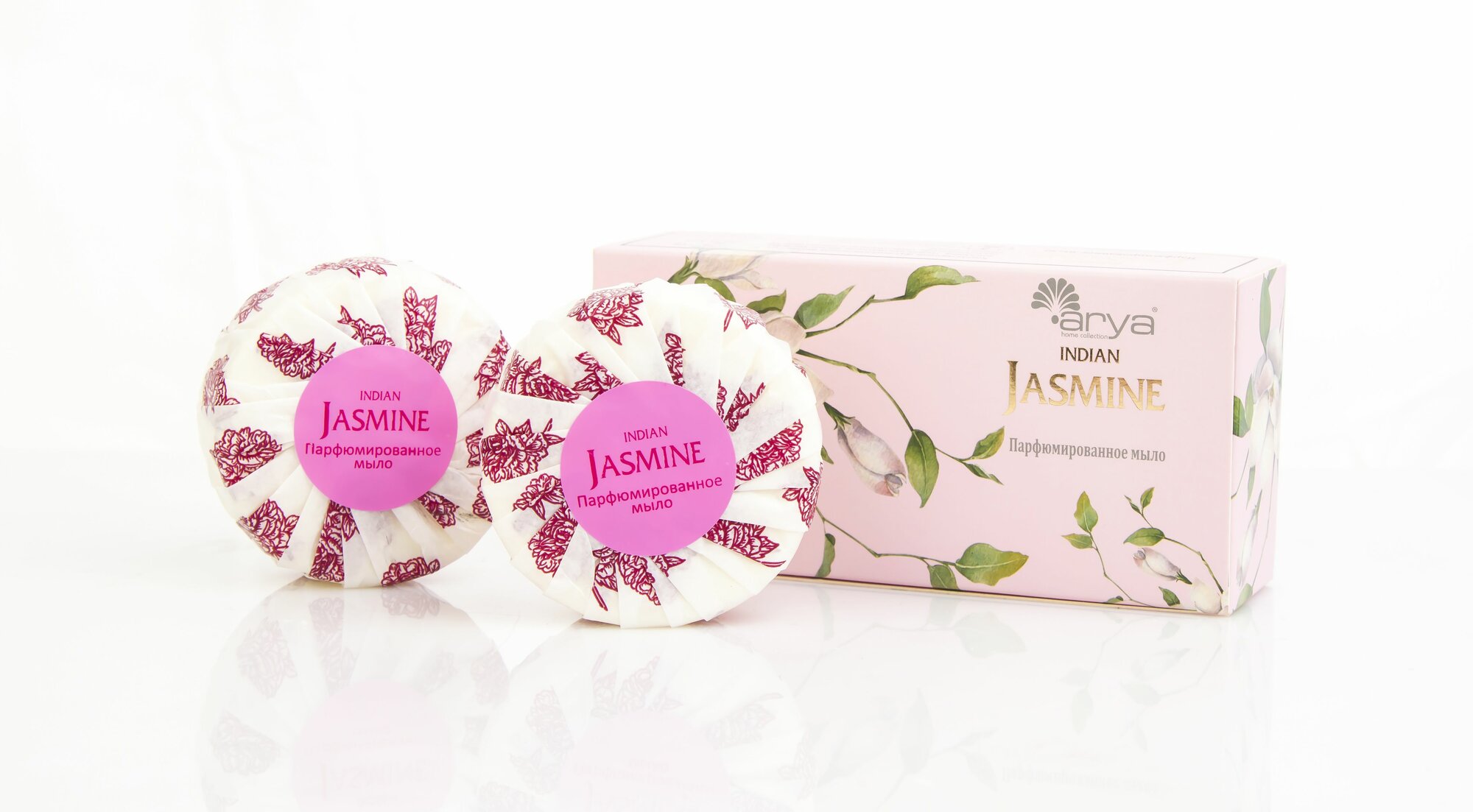 фото Мыло Arya 100 гр*2 шт Jasmine Белый