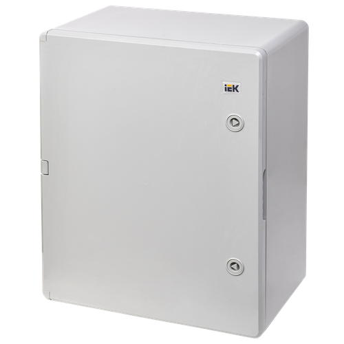 фото Щит пластиковый 500х400х240мм щмпп ip65 навесной белая дверь mkp93-n-504024-65 iek
