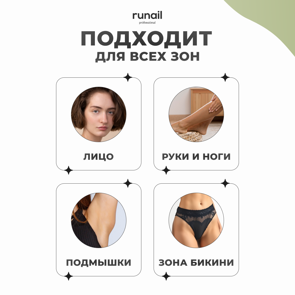 Воск для депиляции Cardi (аромат: "Алоэ Вера") №1517 ruNail - фото №7