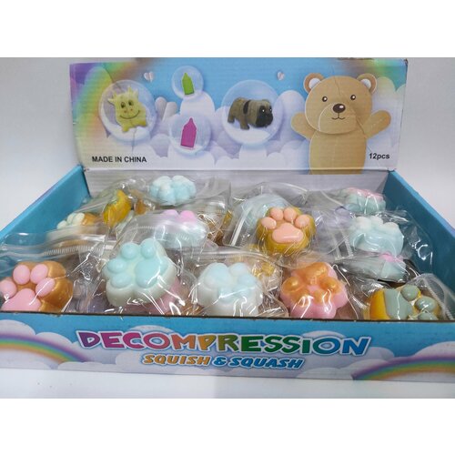 Антистресс Сквиш Лапка мини 4см в ассортименте